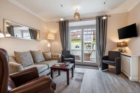 Wohnzimmer Ferienwohnung Valencia am Rosenhof