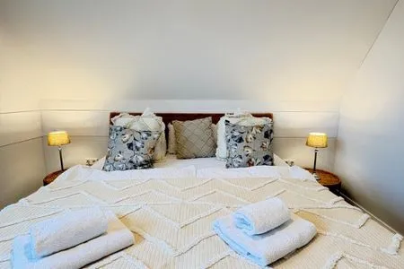 Schlafzimmer Ferienwohnung Insel - Auszeit Pellworm