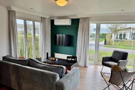  EuroParcs Schoneveld / Breskens Chalet Huis Joschi mit Zaun & Airco Haus Nr. G139