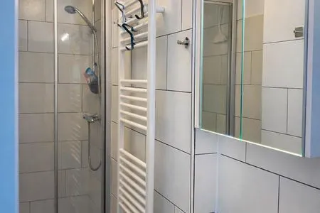 Badezimmer Haus Rinelde Ferienwohnung "Deck 1"