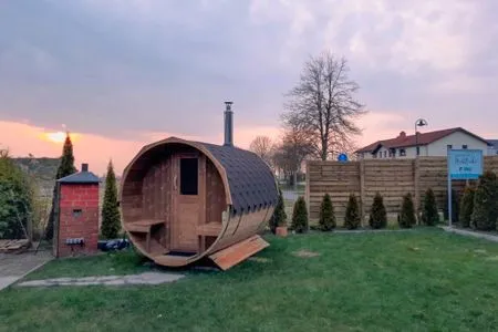 Sauna Ferienhaus Haffliebe mit Sauna und Kamin