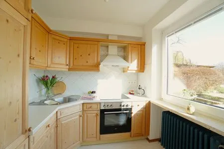 Küche / Küchenzeile Ferienwohnung „Kleine Bucht" Eckernförde – ruhig gelegen, strandnah, für zwei