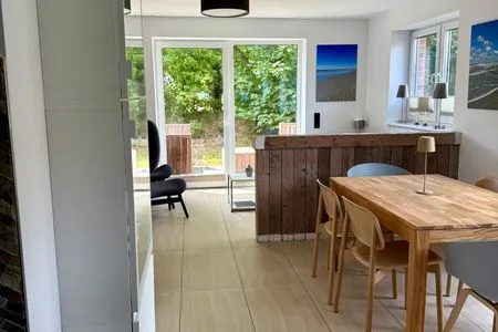Wohnzimmer Ferienhaus Meerleben auf Langeoog