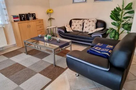 Wohnzimmer Ferienwohnung Laura - am Wieker Bodden gelegen