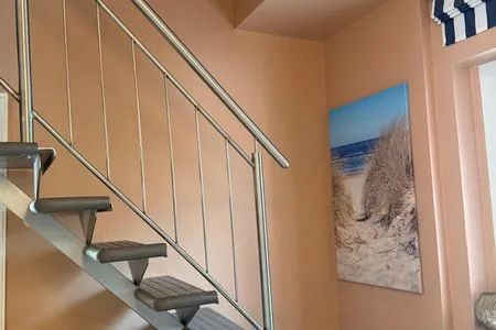 Dekoratives Detail Haus an der See