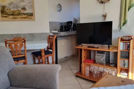 Wohnzimmer Ferienwohnung Strandkoje