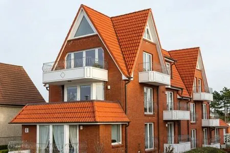 Hauptansicht Haus Düne 5 Wohnung 1