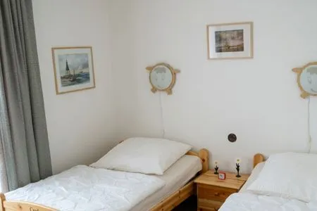 Schlafzimmer Haus Düne 5 Wohnung 2