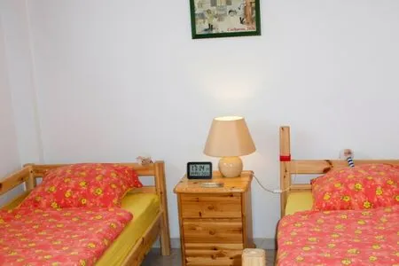 Schlafzimmer Haus Düne 5 Wohnung 3