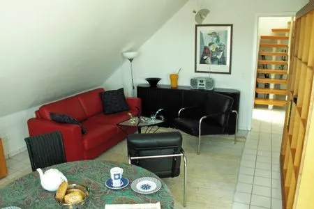 Wohnzimmer Bootsweg 8 Achterdeck Whg. 01