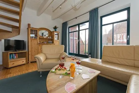 Wohnzimmer Landhaus Heine Eck-Huus Whg. 02