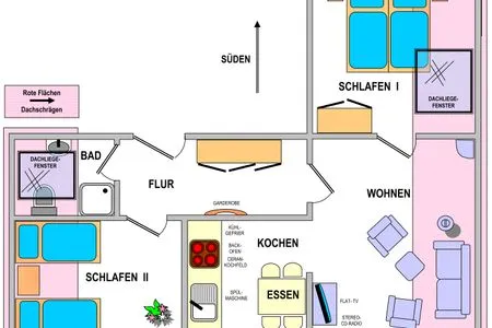 Grundriss Haus Friese 5 Whg. 03 Friesenfrisch