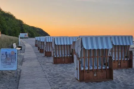 wohnungseigener Strandkorb April bis Oktober 26 Bernsteinquartier, Whg. 04.40 "Küstenzauber"