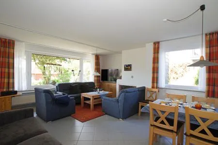Wohnzimmer Haus am Watt Whg. 01