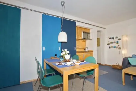 Wohnzimmer Haus Mellum Whg. 06 Leuchtfeuer