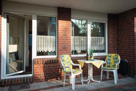 Terrasse Residenz Am Alten Leuchtturm Whg. 01