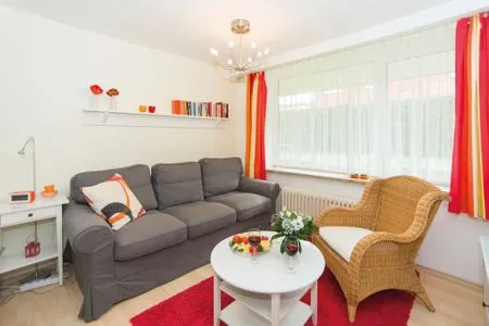 Wohnzimmer Haus Klippersteven Whg. 03 Seestern