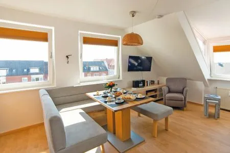 Wohnzimmer Haus Südwind Whg 27 "Frische Brise"