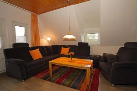 Wohnzimmer Haus Zoeke Whg. 01