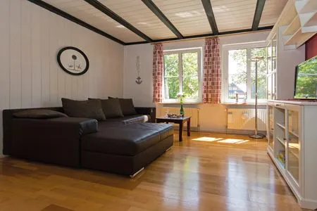 Wohnzimmer Haus Möller Whg. 04 Seewiefken