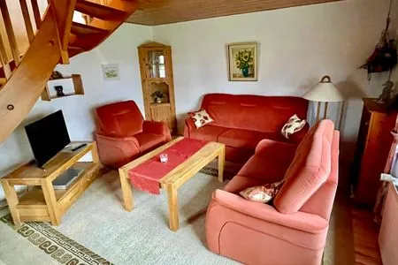 Wohnzimmer unterm Reet