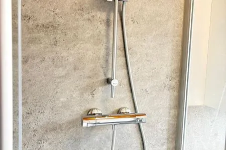 Badezimmer Ferienwohnung Heimat auf Zeit Pellworm