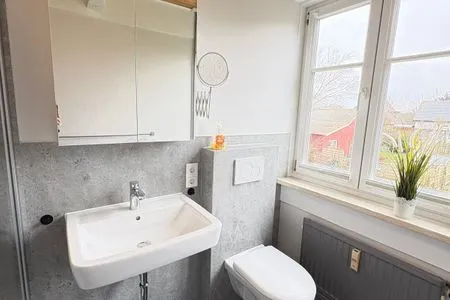 Badezimmer Ferienwohnung Heimat auf Zeit Pellworm