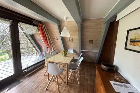 Wohnzimmer Ferienhaus Hasenglück