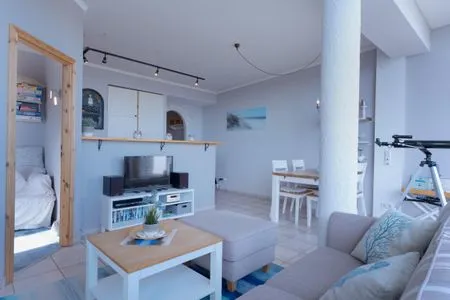 Wohnzimmer Ferienwohnung Penthuus