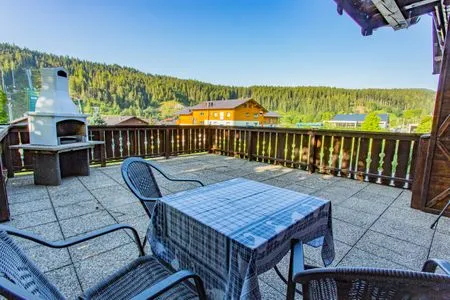 Terrasse mit Sitzgelegenheit Bergidyll 9 by Alpenidyll Apartments
