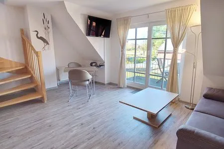 Treppe zum offenen Schlafbereich Heckenrose W5