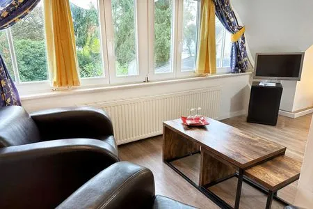 Fernsehecke im Zimmer Haus Kleist Zimmer 2