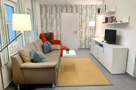 kleine Bibliothek vorhanden Katharinas Ferienhaus Wohnung 2