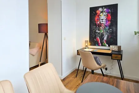 Wohnzimmer Villa Seestern, Fewo 2 - Meerblick pur!
