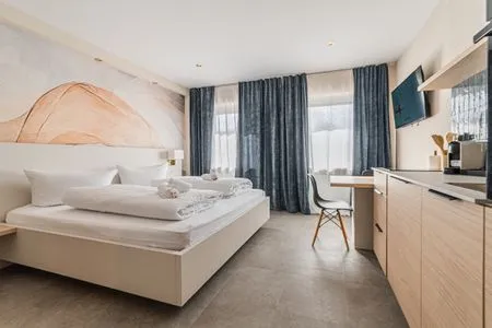 Schlafzimmer Ferienwohnung Ostseekoje Eckernförde | Deine Auszeit: Strand- & stadtnah