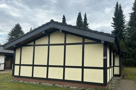 Fassade / Eingang Ferienhaus Morgentau