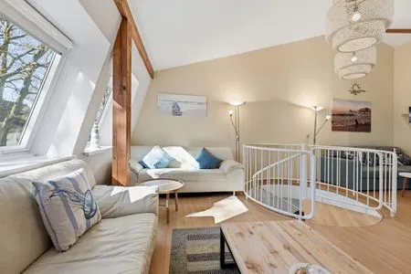 Wohnzimmer Haus Berlin, Whg. Muschel Maisonette