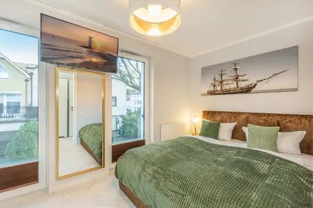 Schlafzimmer Ferienwohnung Sun & Sea