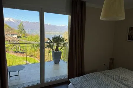 Schlafzimmer Bergidylle am Lago Maggiore