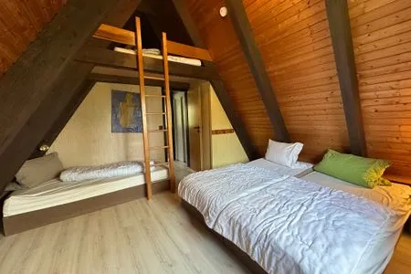 Schlafzimmer Ferienhaus  Abendzauber