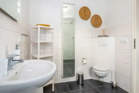 Badezimmer Ferienwohnung Krebssee Idyll 1