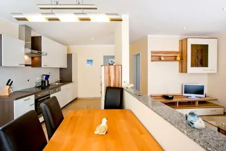 Wohnzimmer Bungalow Rugia Breege - mit Garten, Hunde erlaubt