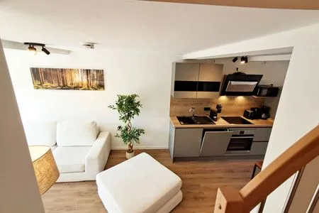 Wohnzimmer Bergblick