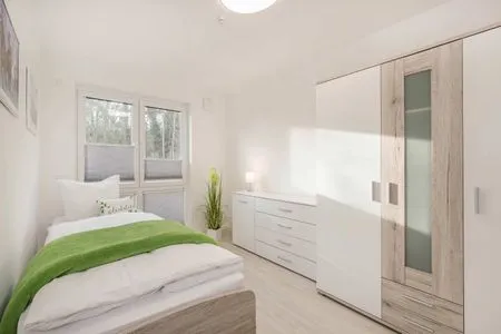 Schlafzimmer Ferienwohnung Meerzeit
