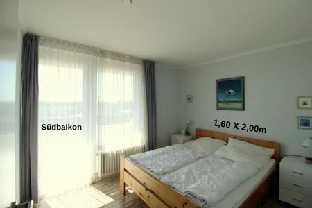 Schlafzimmer Panorama Whg 57, 4. OG