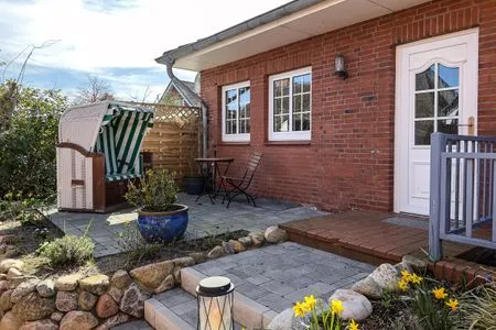 Fassade / Eingang Haus Frisia Bungalow Frisia 1