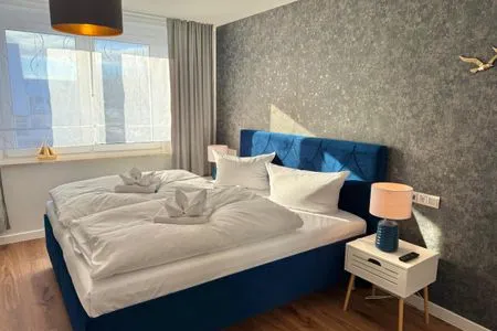 Schlafzimmer Ferienwohnung Kleiner Seelöwe