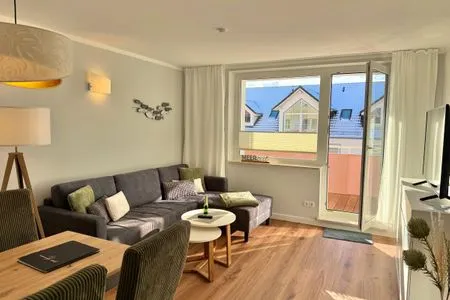 Wohnzimmer Ferienwohnung Kleiner Seelöwe