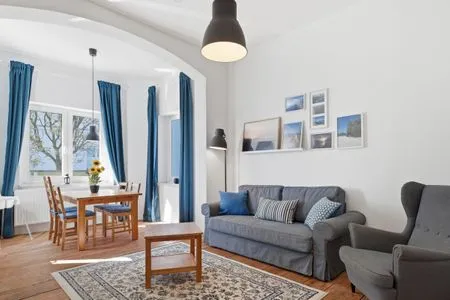 Wohnzimmer Villa zur See, Whg. Barke