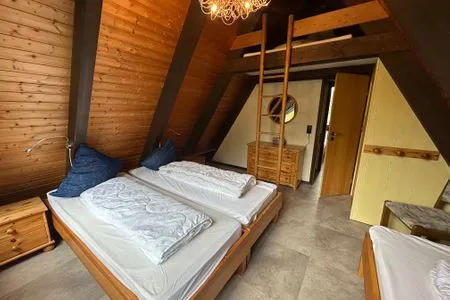 Schlafzimmer Ferienhaus Eichhörnchennest